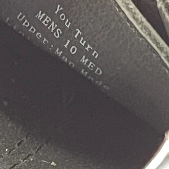 Unlisted By Kenneth Cole Leather Mens Size 10 M Oxford Shoes Black - Picture 8 of 8